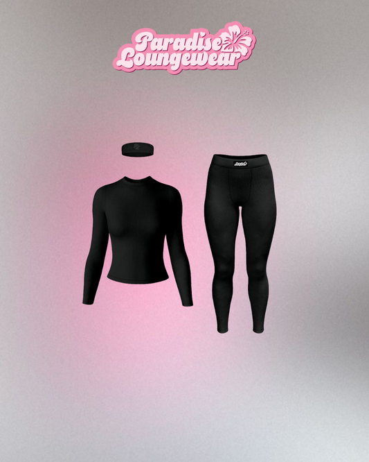 Black 3 Piece Set